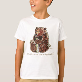 Björn funderar över vinterdvala t shirt