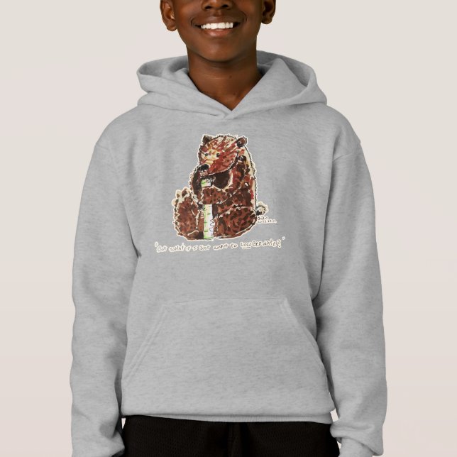 Björn funderar över vinterdvala t shirt (Framsida)