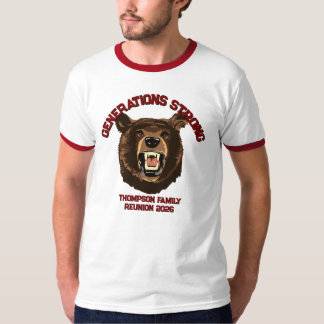 Björn “Generationer Stark” Anpassad Familjeåterträ T Shirt