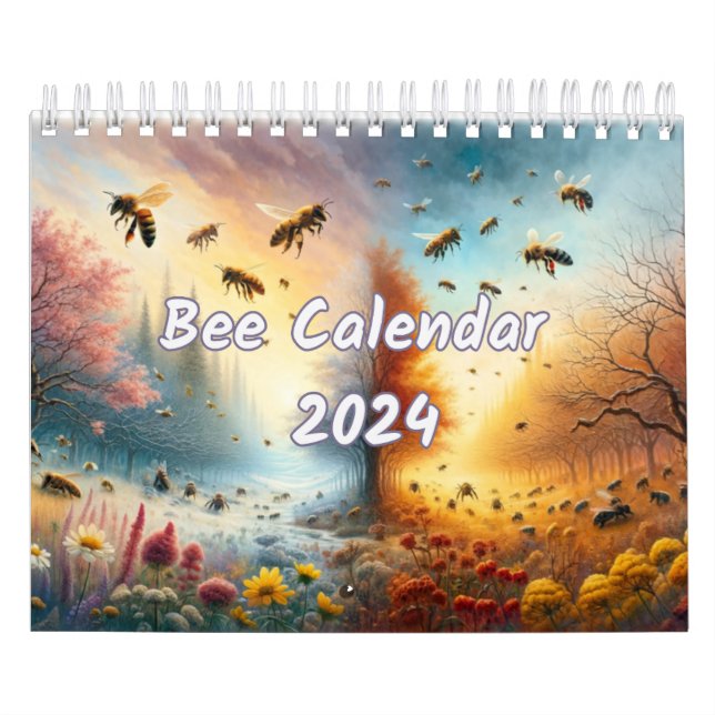 Björn genom Seasons: En Bees resa Kalender (Omslag)