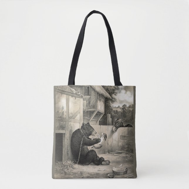 Björn, Hund och donkey Tygkasse (Framsida)