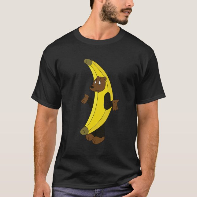 Björn i banankostym t-shirt (Framsida)