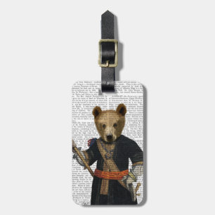 Björn i Blue Robes 2 Bagagebricka