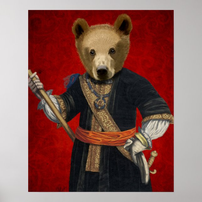 Björn i Blue Robes Poster (Framsidan)