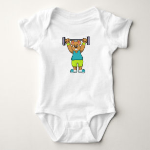 Björn i Bodybuilding med Barbell T Shirt