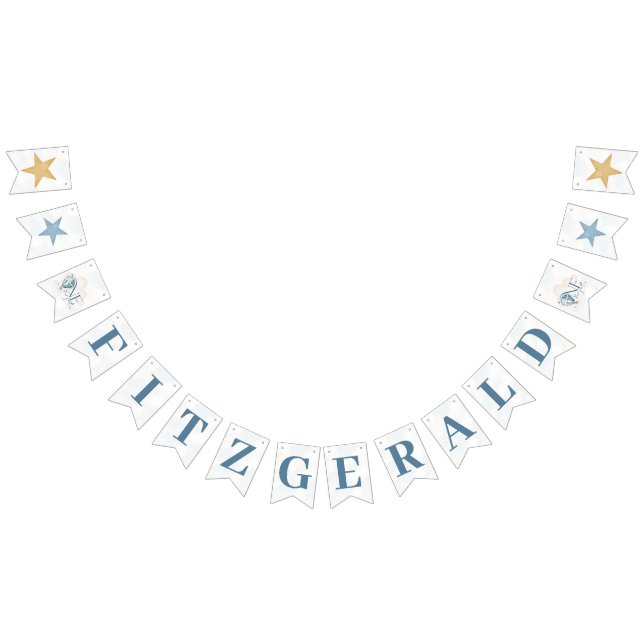 Björn i en banderoll i Party Vimplar (Alla)