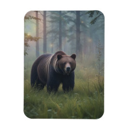 Björn i magiska skogar magnet