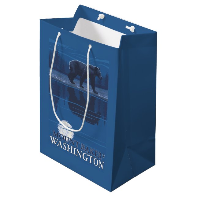 Björn i månsken - monteringsbagare, Washington (Framsidan Vinklad)