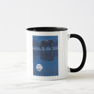 Björn i månsken - monteringshuva, Oregon Mugg
