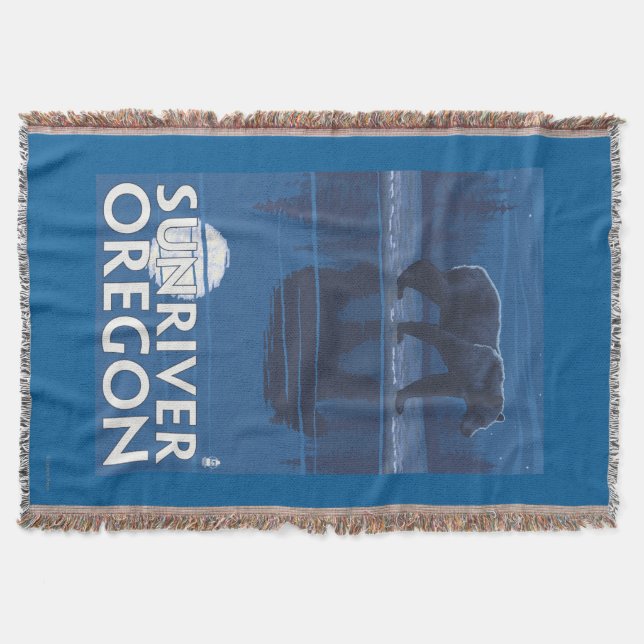 Björn i månsken - solflod, Oregon Filt (Framsidan)
