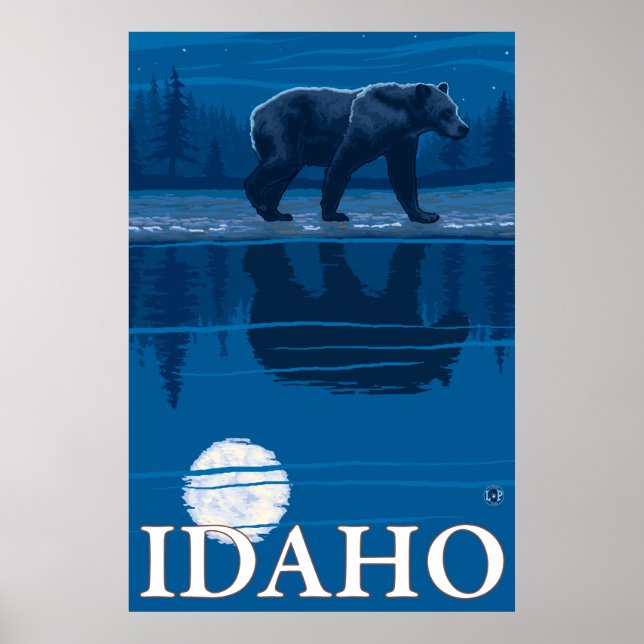 Björn i Moonlight - Idaho Poster (Framsidan)