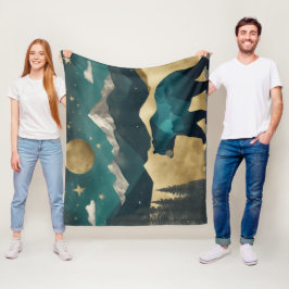 Björn i Moonlight-konstruktionen Fleecefilt