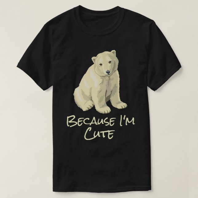 Björn i norra Polarna  T Shirt (Design framsida)