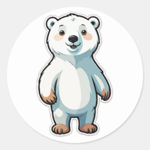 Björn i Polar - ett rent arktiskt Äventyr Runt Klistermärke