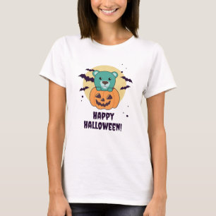 Björn i Pumpkin Sweet Bears Happy halloween T Shirt