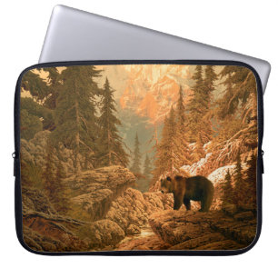Björn i Rocky Mountainnas,brun,djur,grizz Laptop Fodral