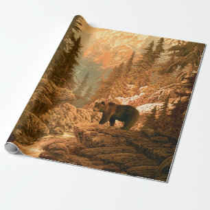Björn i Rocky Mountainnas,brun,djur,grizz Presentpapper