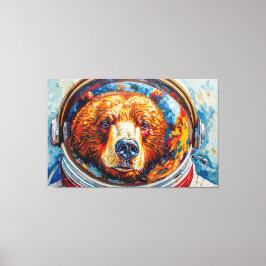 BJÖRN I RYMDEN-9 CANVASTRYCK