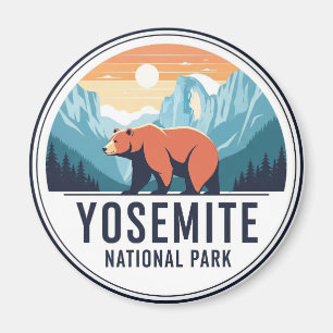 Björn i Yosemite nationalpark, halvdom Magnet