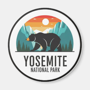Björn i Yosemite nationalpark, halvdom Magnet