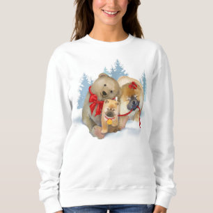 BJÖRN-IGA GÅVOR teddybjörn och chows sweatshirt T Shirt