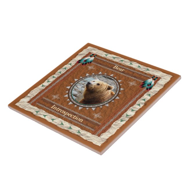 Björn - Inledning - Keramiskt plattor Kakelplatta (Sidan)