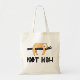 Björn inte Sloth Tygkasse