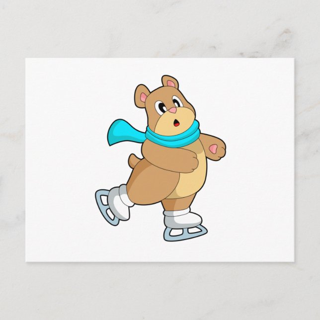 Björn Isdans Iskonkar Vykort (Framsida)