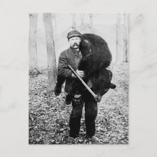 Björn jägare, 1909 vykort
