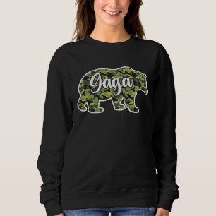 Björn Jägare Gaga Kamouflage Mormor Jakt Kamouflag T Shirt