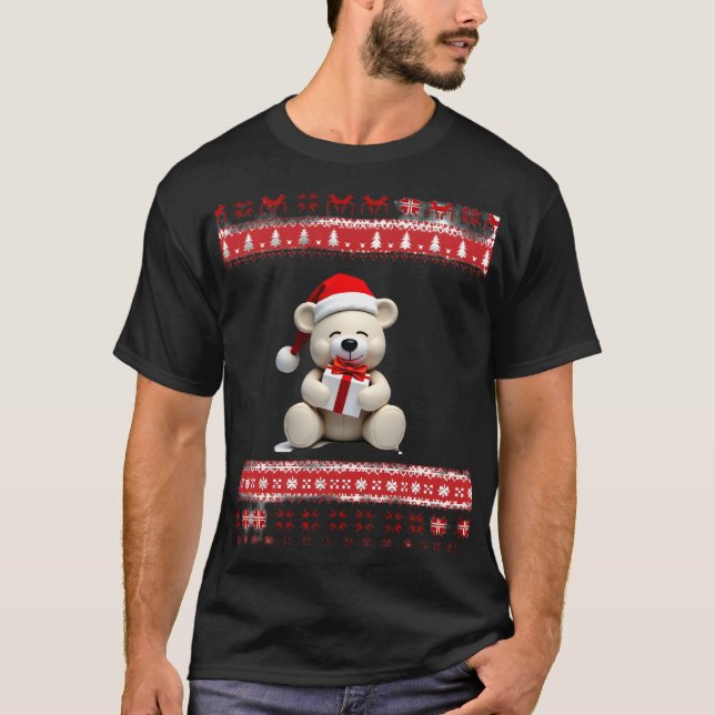 Björn jul jul (1) t shirt (Framsida)