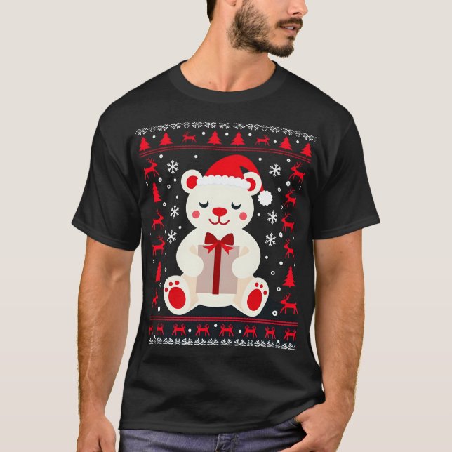 Björn jul jul (1) t shirt (Framsida)