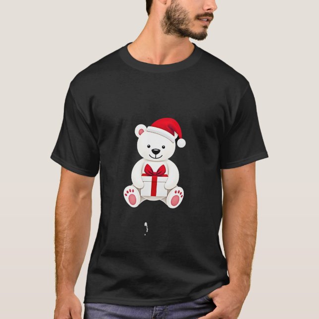 Björn jul jul (3) t shirt (Framsida)