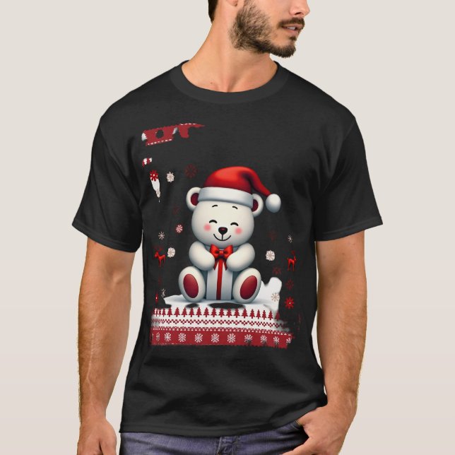 Björn jul jul (4) t shirt (Framsida)