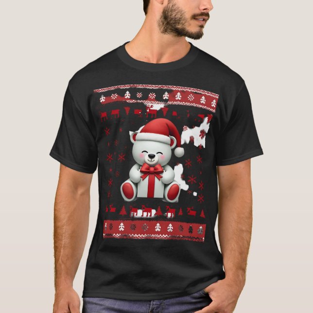 Björn jul jul (5) t shirt (Framsida)