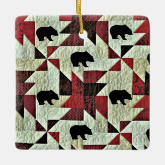 Björn Julgransprydnad Keramik