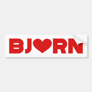 Bjorn Kärlek Bildekal