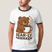 Björn-knappt-vaken Kaffeälskare Design