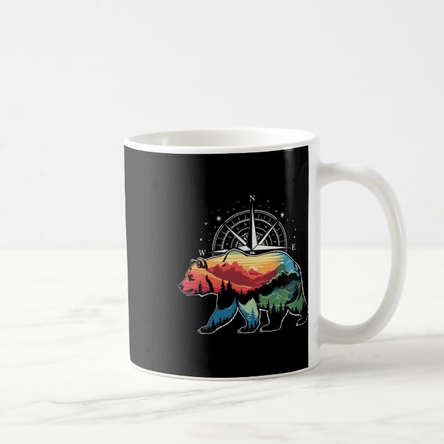 Björn komp vandrare utomhus  kaffemugg (Höger)