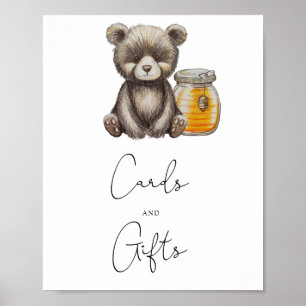 Björn - kort och gåvor - babydusch poster