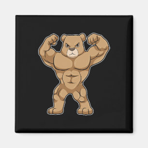 Björn kroppsbyggare Bodybuilding Sport  Magnet