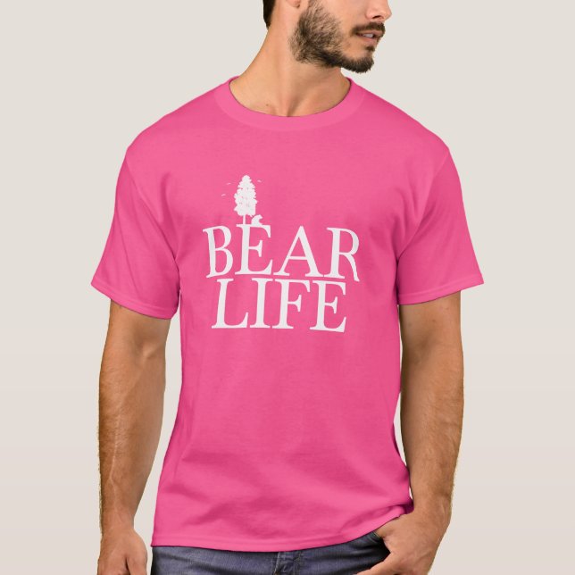 Björn Liv Skogsdjur flicka T Shirt (Framsida)