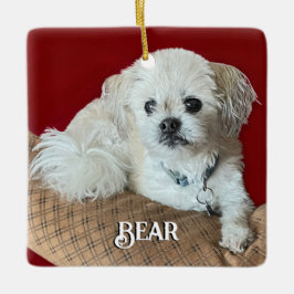 Björn Malshi Avslappnande Julgransprydnad Keramik