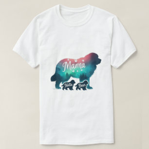 Björn mamma och ungar t shirt