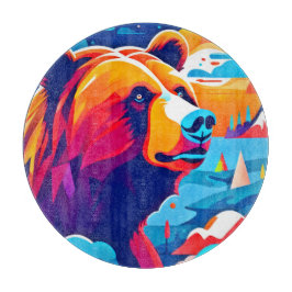 Björn, månbelyst scen