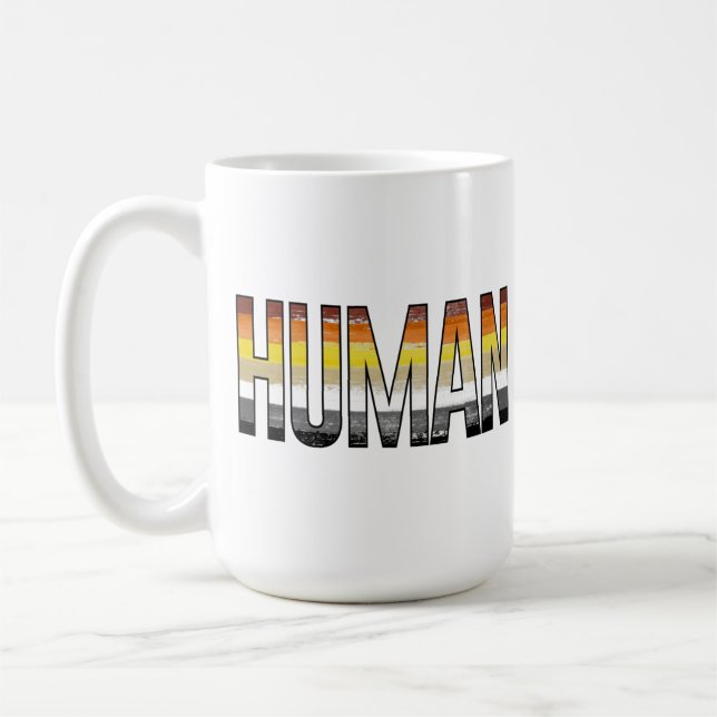 Björn Människa Kaffemugg (Vänster)