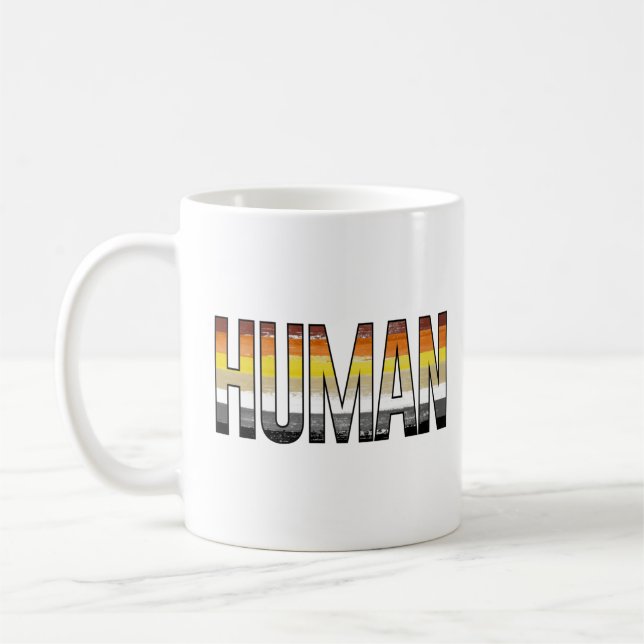 Björn Människa Kaffemugg (Vänster)
