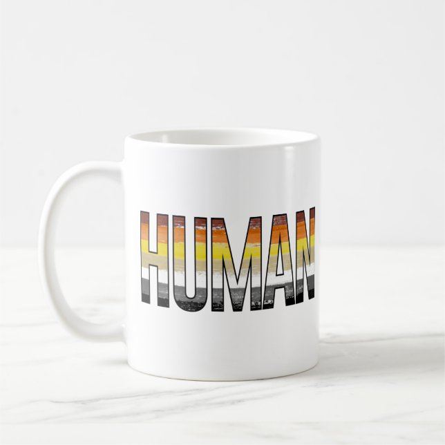 Björn Människa Kaffemugg (Vänster)