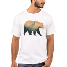 Björn Mäns Grundläggande T-Shirt