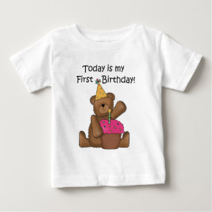 Björn med 1st födelsedagTshirts och gåvor för Tröja